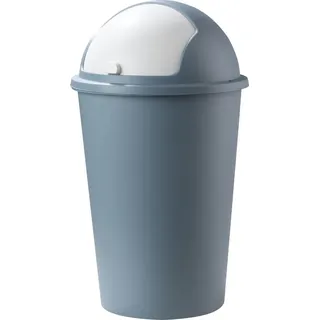 Home4You Abfalleimer 50 Liter 50 Liter - Ø 40 cm - Pastellblau - Kunststoff