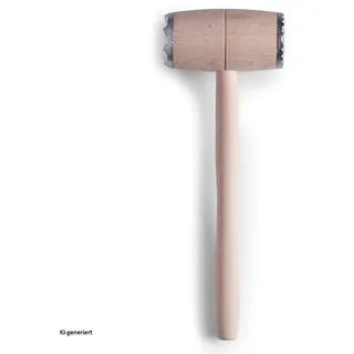 Zeller Present Fleischklopfer Fleischhammer Buche, Fleischklopfer beige