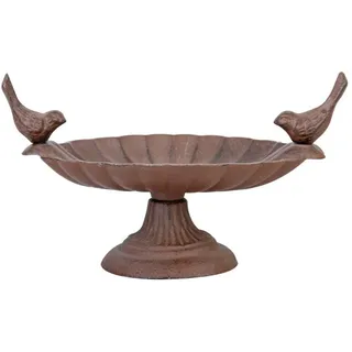 Esschert Design Vogeltränke 24 x 15 x 13 cm Braun/Bronze