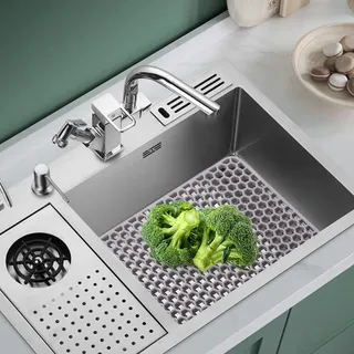 Spülbeckeneinlage Silikon 34.534.5cm Spülbeckenmatte Küche Sink Mat Spülmatte
