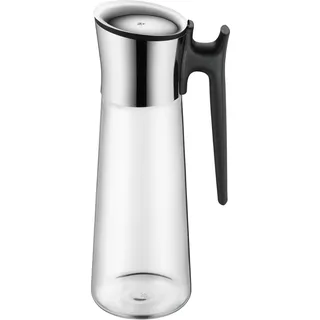 WMF Basic, Serviergefässe, Schwarz, Transparent, Silber