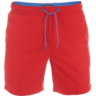 riverso Herren Badehose RIVDavid Regular Fit Regular Fit Middle Rot Tunnelzug 3XL