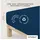 Baumwolle 90 x 190 - 100 x 220 cm blue deep