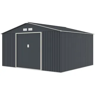 HATTORO Gerätehaus S350 3,41 x 3,22 m Grau