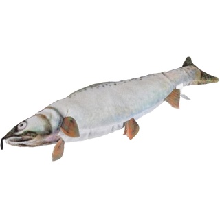 SONDEY Plüschtier Fisch Polyester Sound 41 x 8 cm, Grau