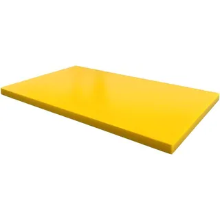 Schneidbrett Gastro Kunststoff Schneidebrett GN 300 X 500 X 20 mm Polyethylen/Polypropylen PP, (Gelb)
