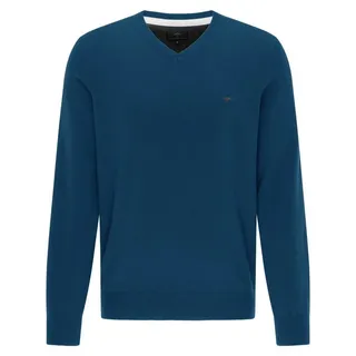 FYNCH-HATTON Rundhalspullover blau XXL (66/68)