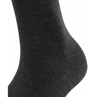 FALKE Damen Kniestrumpf - Vorteilspack, Softmerino KH, lange Socken, einfarbig Anthrazit 39-40 1 Paar (1x1P)