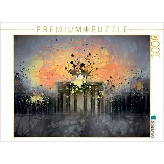 Calvendo Puzzle Digital-Art BERLIN Brandenburger Tor 1000 Teile Lege-Größe 64x48cm Foto-Puzzle für glückliche Stunden