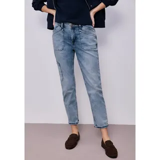STREET ONE Charlie Cargojeans Mid Blau 32/28