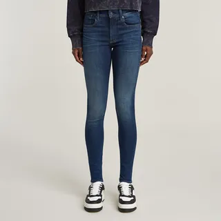 G-Star für Damen. D19079-8968-B843 Jeans Lhana Skinny blau (26/30), Lässig, Denim, Bio-Baumwolle, Nachhaltig