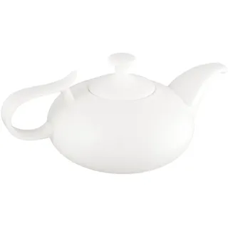Wilmax WL-994001/1C Porzellan Teekanne, Weiss, 450mL Kapazität