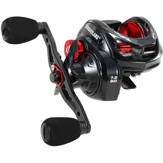 Yun Nong LXC Baitcastrolle - 7,2:1 Hochgeschwindigkeits-Übersetzung, 16,3 kg Kohlefaser-Zugkraft, magnetisches Bremssystem - geeignet für Salzwasser- und Süßwasserangeln