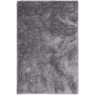 Snapstyle Hochflor Shaggy Teppich Luxus Emotion Mix 160 x 200 cm Silber