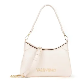 Valentino Nur Re Hobo Bag Schultertasche Synthetik Beige/Weiß