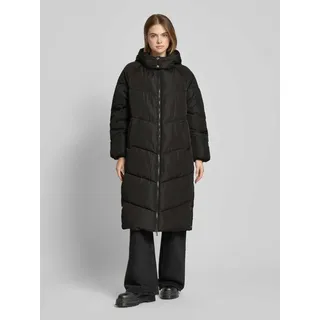 Steppmantel mit Zweiwege-Reißverschluss Modell 'FLORA', BLACK, XS