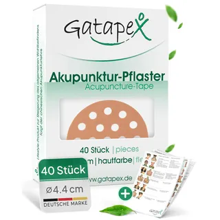 Gatapex runde Akupunktur-Pflaster, Ø 44mm á 40 Stück