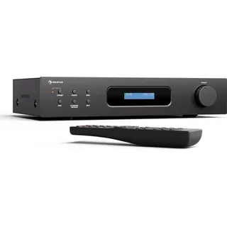 Auna Art22 Verstärker HiFi Stereo Mit Bluetooth & DAB+ Radio – 2x60 W, Optische & Koaxiale Eingänge, FM-Tuner, CD/DVD-Wiedergabe, Fernbedienung... - Schwarz