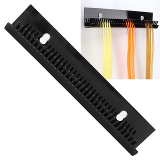Hair Extension Hanger, Your Hands U Shape Wall Hung Type Hair Display Stand Professional Wigs Storage Holder for Hair Salon (L, Schwarz)