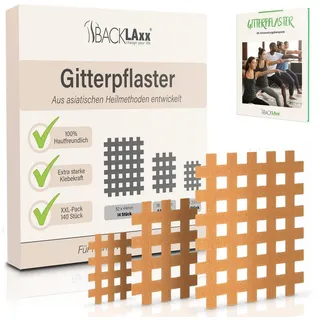 BACKLAxx® Gitterpflaster Set a, b & c Akupunkturpflaster 140 St.
