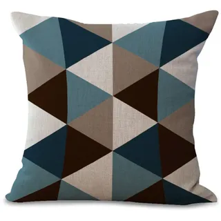 Kissenbezug farbigen abstrakten geometrischen Linien Serie Grün Orange Türkis Schwarz Lila Grau Gelb Olive Grün (45,7 x 45,7 cm/45 x 45 cm) my-g1017–01#15