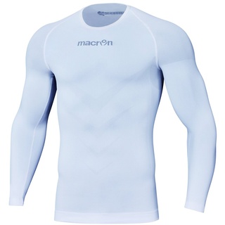 Macron Kompressionsshirt mit Langen Ärmeln, Performance + T-Shirt, weiß, XL