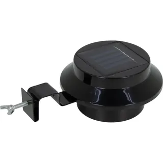 Westfalia Solarleuchte Kunststoff 12,0 cm 3er Set Schwarz
