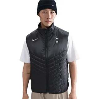 NIKE Tottenham Hotspur Tech Fleece Winderunner Midweight Weste Herren 010 - black/black/lt iron ore XXL