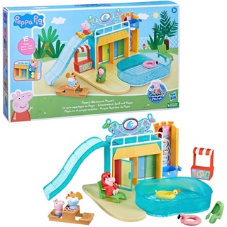 Hasbro Spielwelt Peppa Pig, Schwimmbad-Spaß mit Peppa bunt