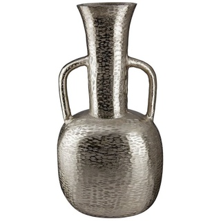 GILDE Dekoobjekt Aluminium Vase bauchig "Lola" Höhe 46 cm Goldfarben