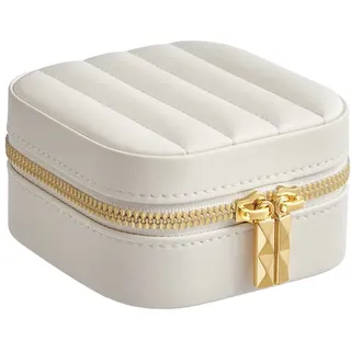 SONGMICS HOME Schmuckkasten Anah in Weiß - (B)10.6 x (H)6.1 x (T)10.6 cm | Gr.: onesize