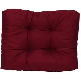 TexDeko Palettenkissen 60 x 80 x 18 cm rot 1 St.