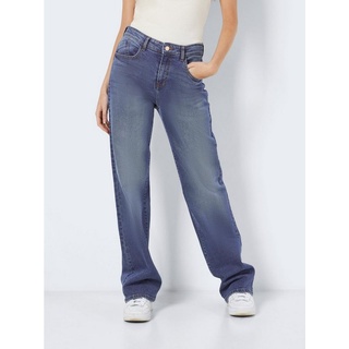 Noisy may Boyfriend-Jeans Weite Jeans Straight Fit NMYOLANDA 6056 in Blau blau 25W / 30L