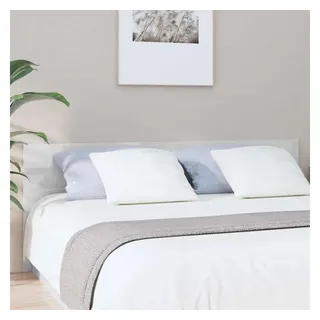 vidaXL Kopfteil 200 x 1,5 x 80 cm Hochglanz-Weiß