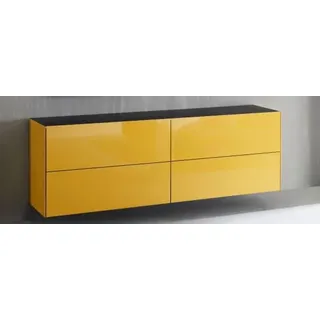 Mäusbacher TV-Lowboard Colors Glas Goldgelb