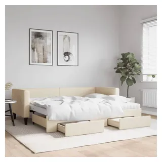 vidaXL Tagesbett 80 x 200 cm Creme