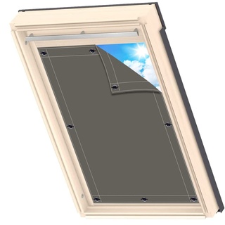 AIYOUVM Dachfenster Verdunkelung, Mehrfach Farbe uv Folie für Fenster hitzeschutz Klemmfix Rollo für Wärmedächer
