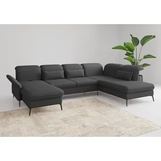 sit&more Wohnlandschaft Polyester 3-Sitzer Grau