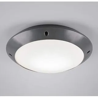 Außenleuchte Anthrazit Deckenlampe Wandlampe Fassadenlampe Gartenlampe mit Strom - Grau
