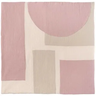 nordic coast company Krabbeldecke, Altrosa, Textil, 100x100 cm, Schlafen, Kuscheln & Schlafen, Krabbeldecken