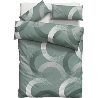 OTTO home Balisa Kreise Grün 135 x 200 cm + 2 x 40 x 80 cm