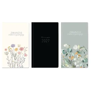 Häfft Monatskalender A6+ Pocket slim 2027: