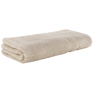 StickandShine Handtuch Handtücher Badetücher Saunatücher Duschtücher Gästehandtücher in Sand zur Wahl 100% Baumwolle 500 GSM 100 x 150 cm Badetuch