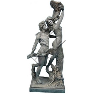 JVmoebel Skulptur Design Griechische Figur Statue Skulptur Figuren Dekoration Deko Neu grau