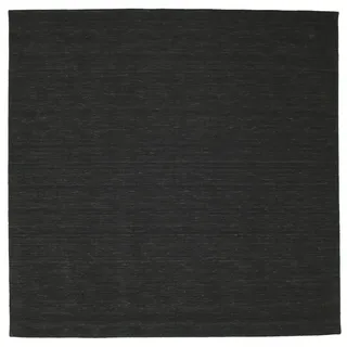 Handloom flat Teppich - Schwarz 300x300