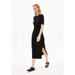 ARMEDANGELS Ripp-Jerseykleid Shirtkleid Schwarz XXL