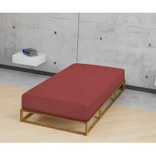 biberna Spannbettlaken 0002744 Feinbiber 180 x 200 - 200 x 200 cm rost