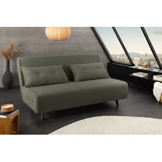 riess-ambiente Relaxsessel SMART MULTIFUNCTION 140cm grün - Cord, Bettfunktion, FSC-zertifiziert (Einzelartikel, 1-St), Ausziehbarer Schlafsessel - ideal für Arbeits-, Wohn- und Gästezimmer grün