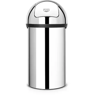 Brabantia Push Bin 60 l brilliant steel