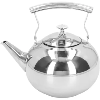 Edelstahl-Teekanne mit Herausnehmbarem Filter, Großes Fassungsvermögen, Design Im Europäischen Stil, Leicht zu Reinigen, Vielseitig Einsetzbar, Geeignet für das Restaurant zu (2L)